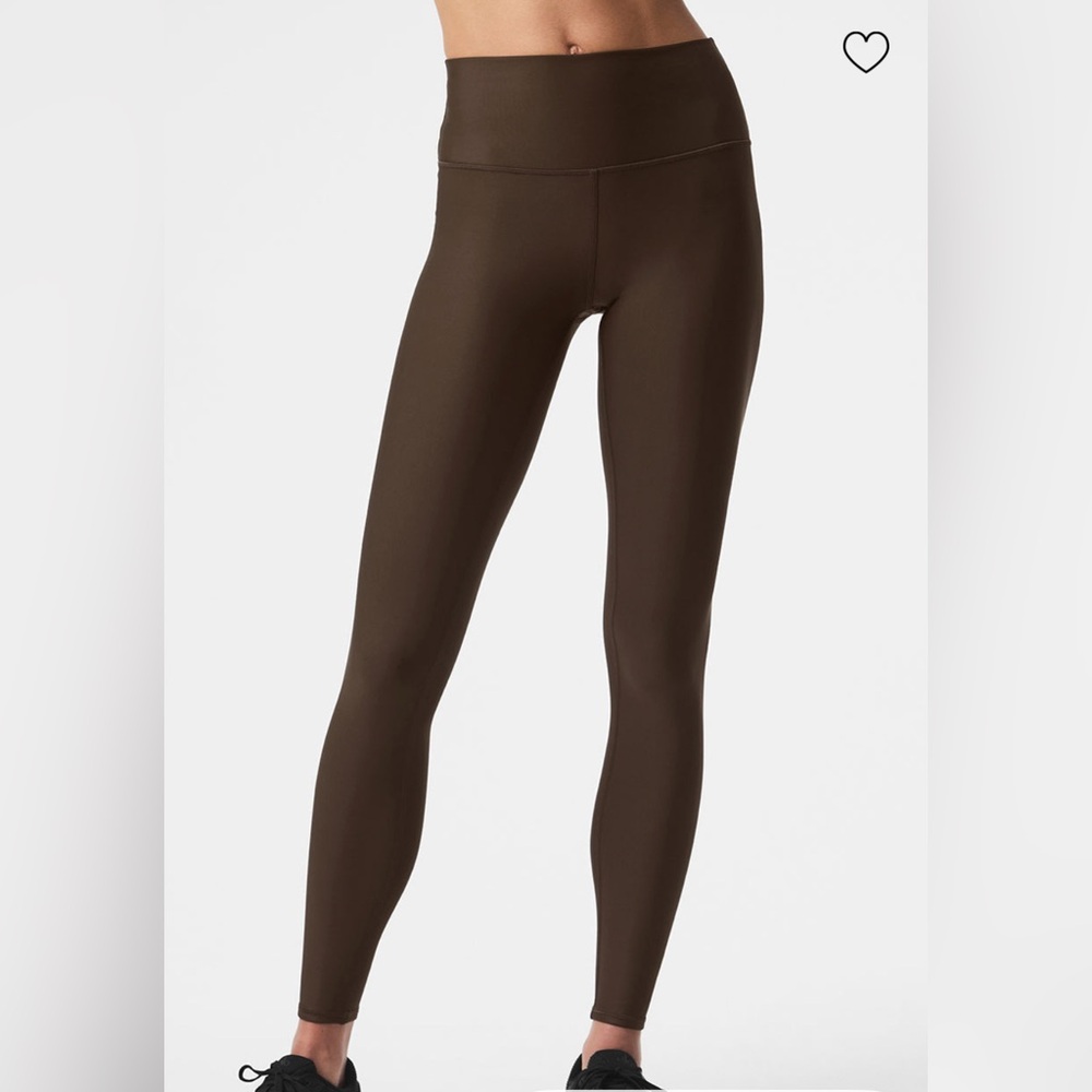 alo 7/8 high waist airlift leggings in espresso